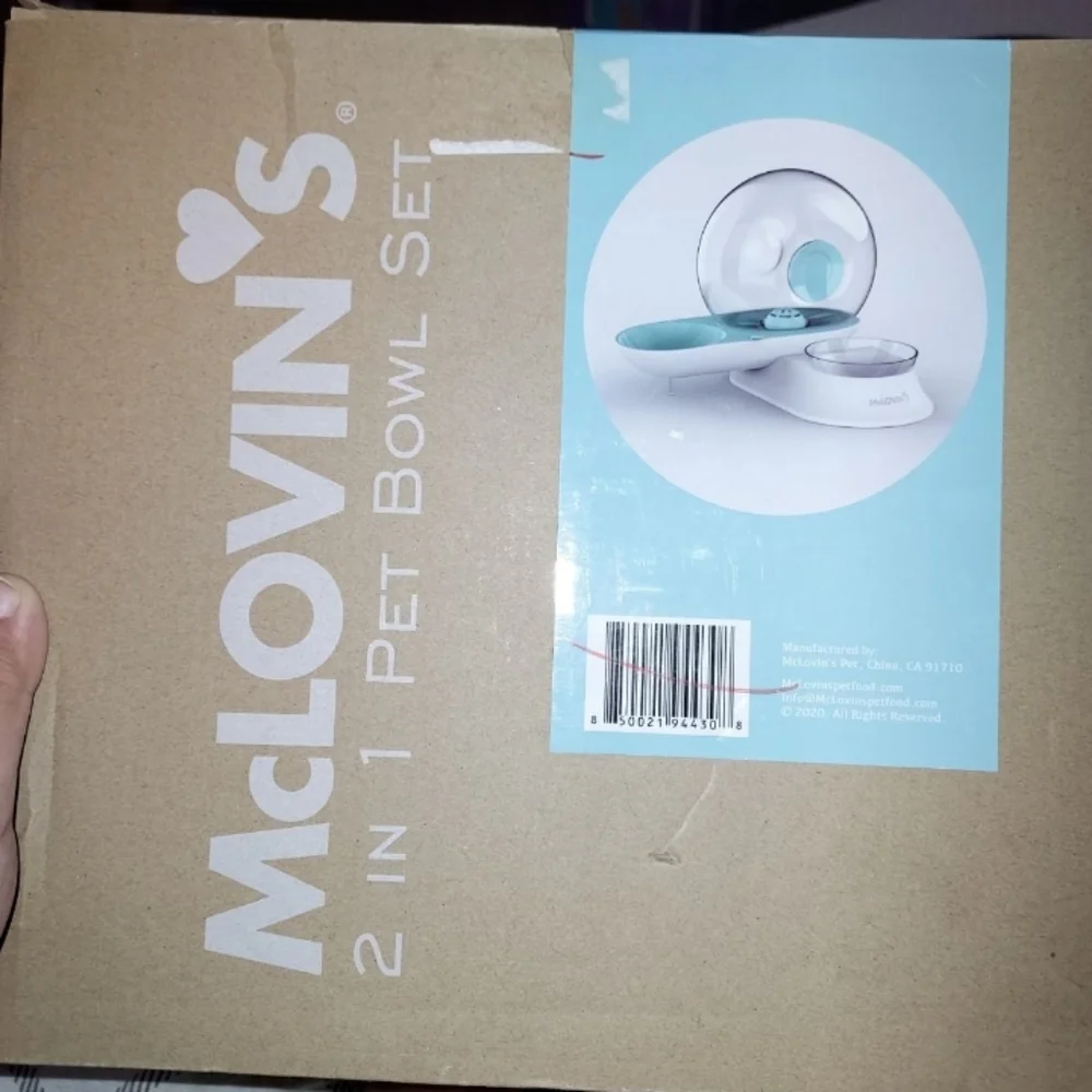 2 in 1 pet bowl set